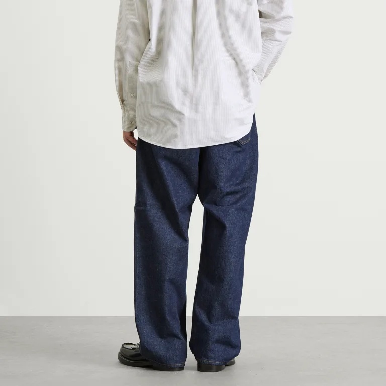 Studio Nicholson Straight Leg Jeans In Black