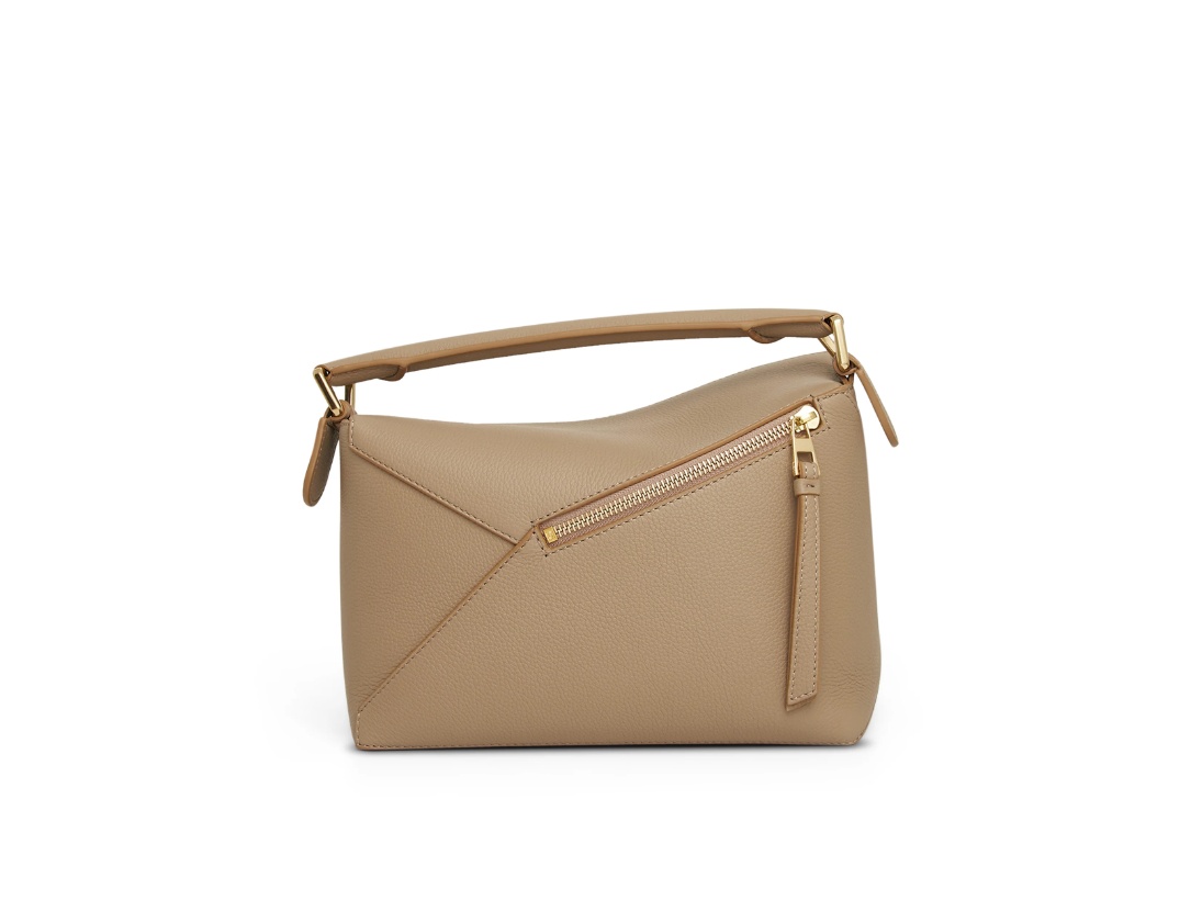 Loewe Small Puzzle Edge Bag In Nude