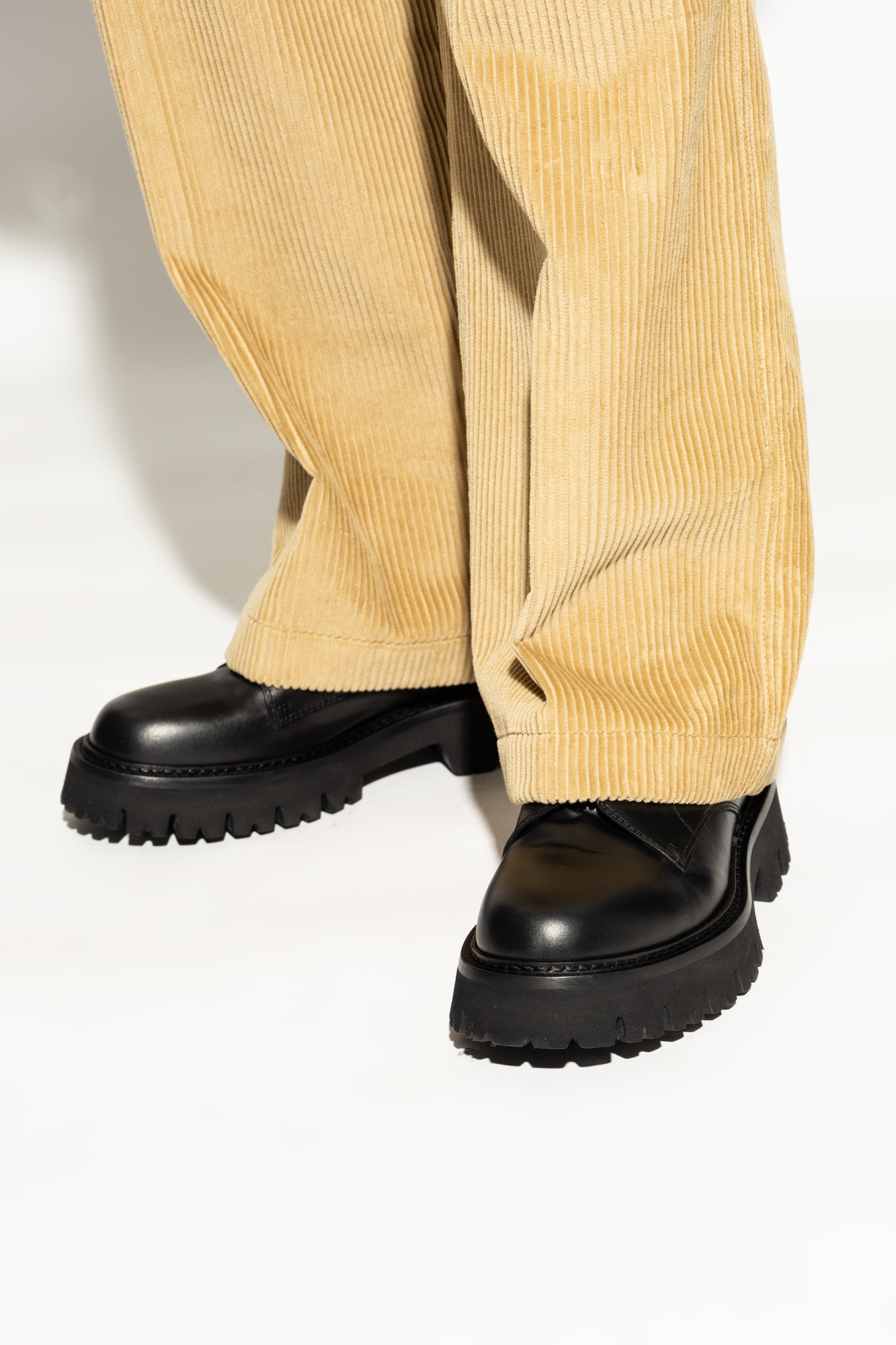 Moschino Black Mini Lettering Logo Boots In Black