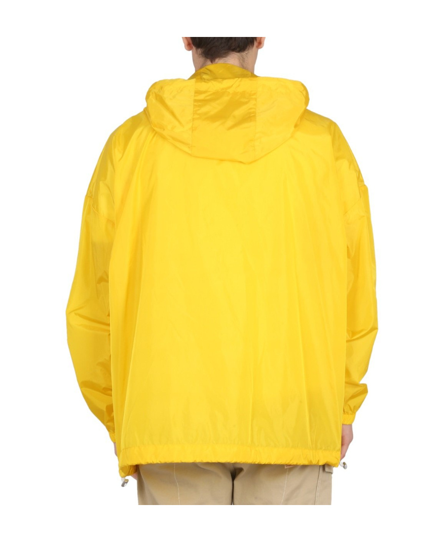 Dsquared2 Dsquared Men Jacket With Logo Patch In Yellow