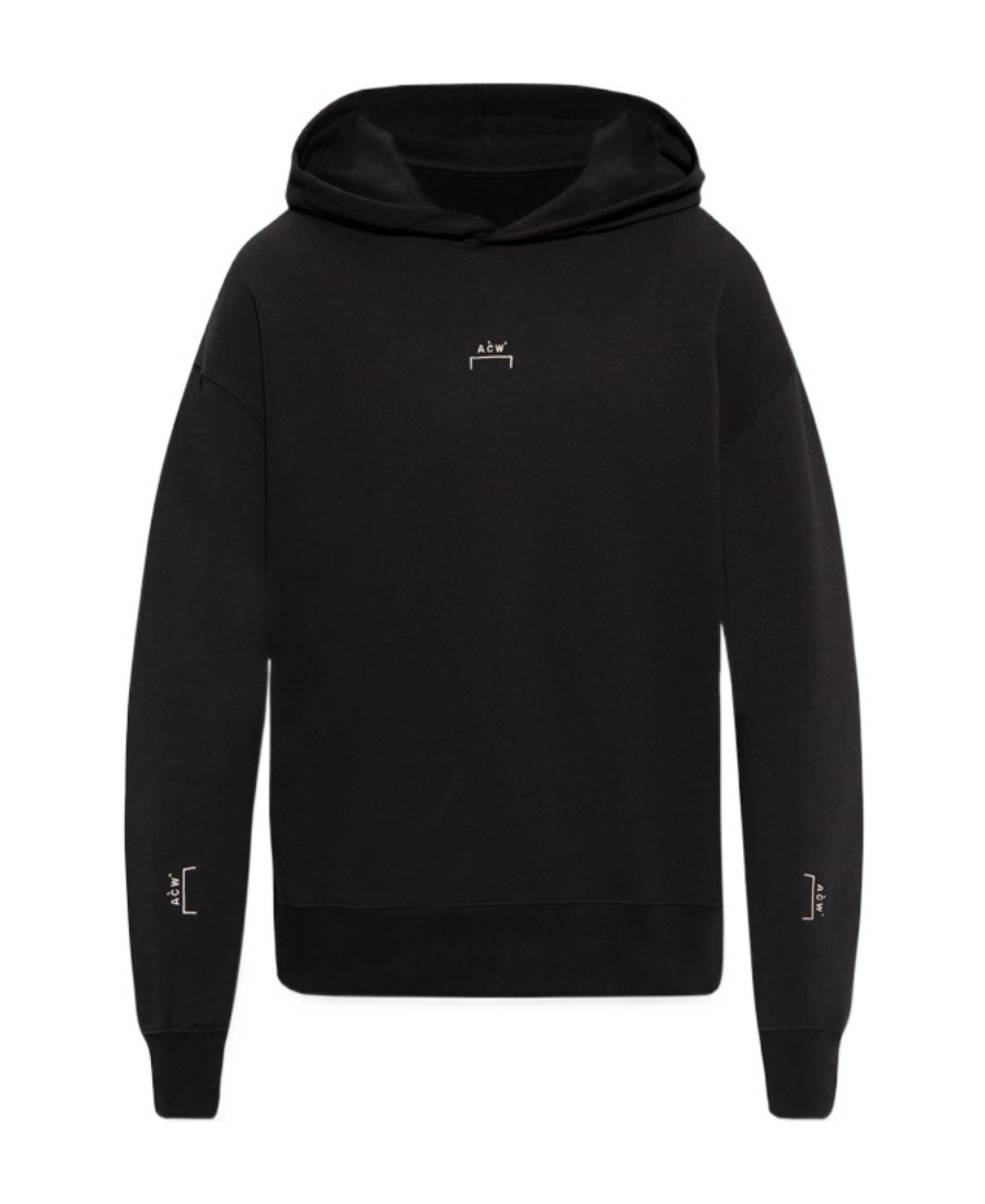 A-cold-wall* Cotton Logo-print Hoodie In Black