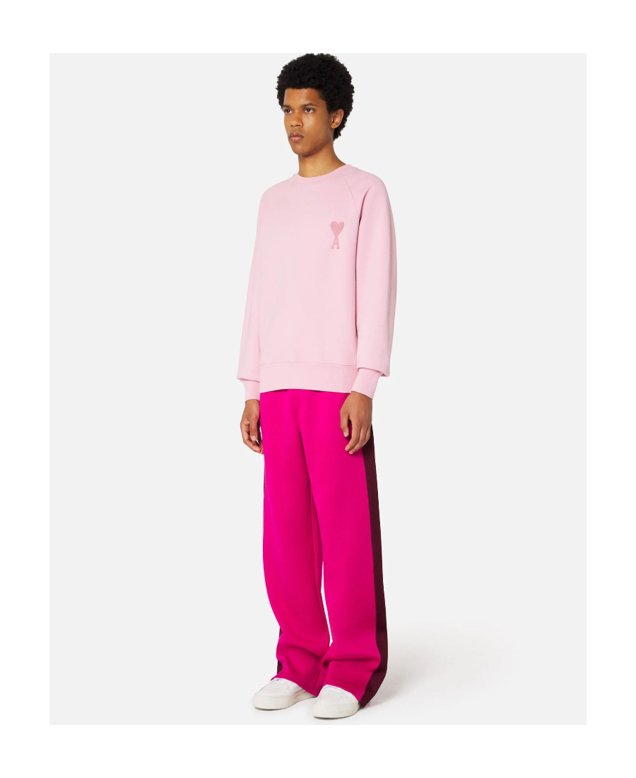 Ami Alexandre Mattiussi Ami De Coeur Sweatshirt In Pink