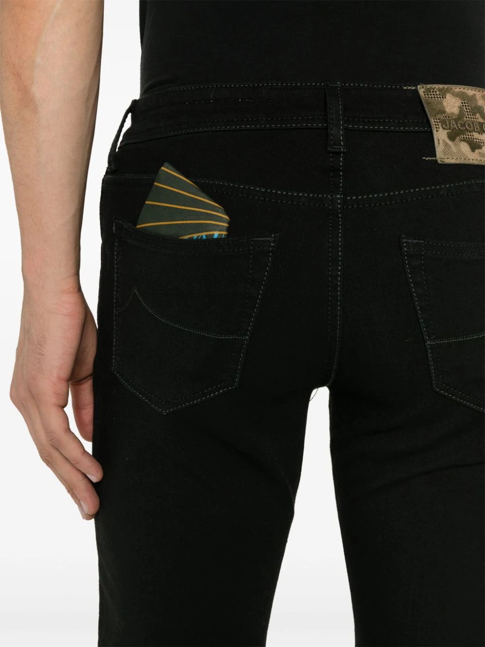 Jacob Cohen Belt-loop Casual Pants In Black