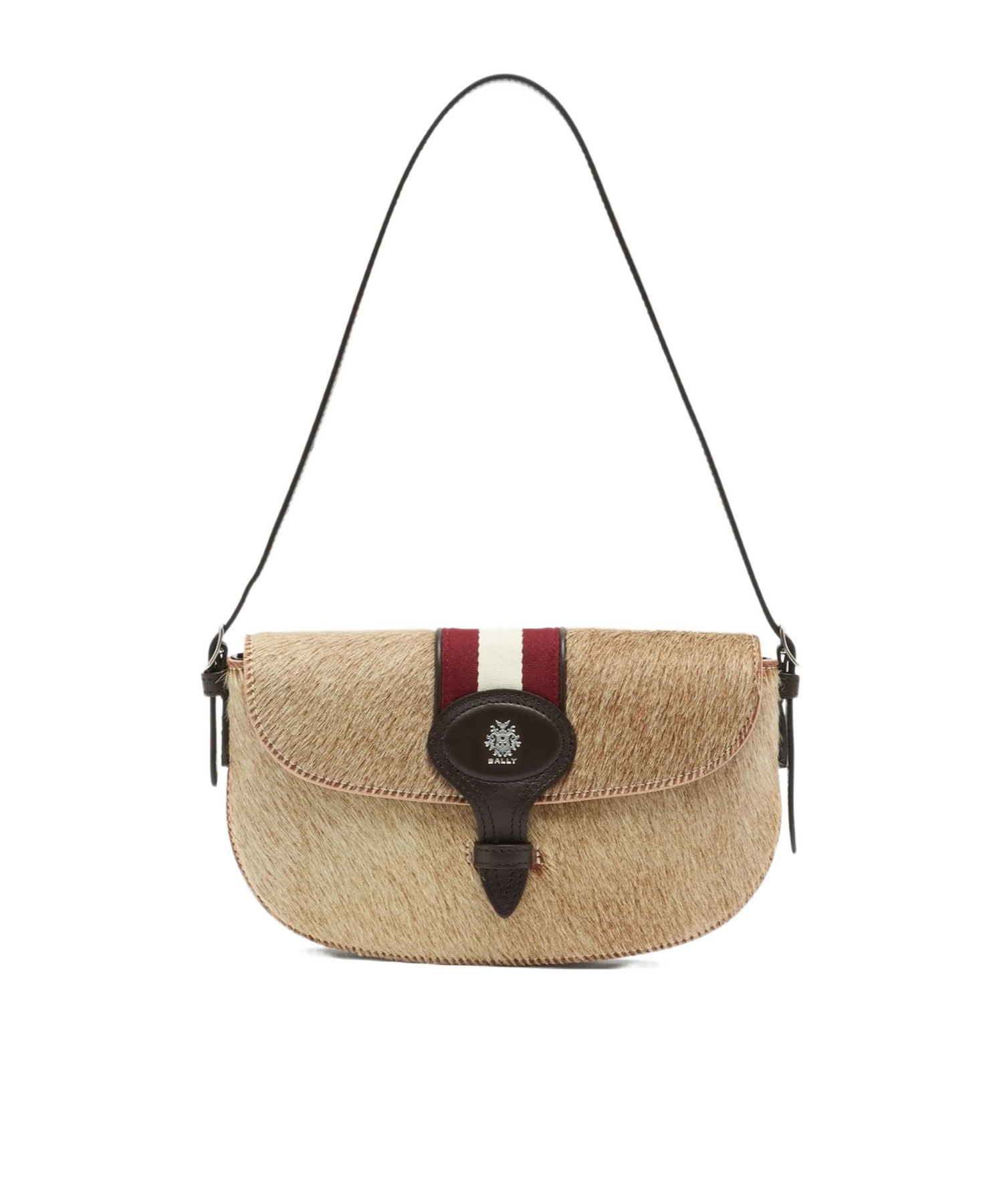 Bally Small Flap Shoulder Bag In Neutral