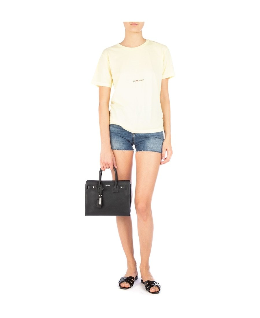 Saint Laurent Sac De Jour Tote Bag In Black