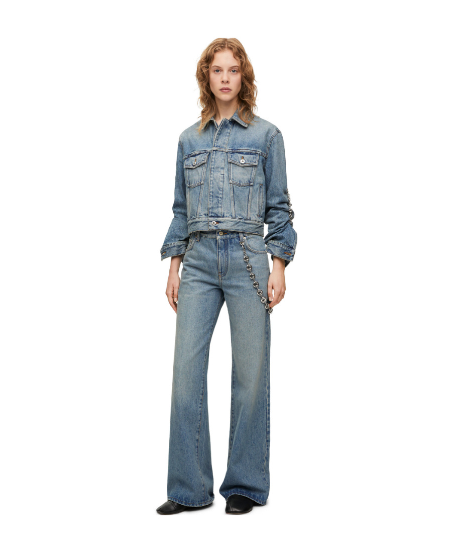 LOEWE CHAIN JEANS IN DENIM