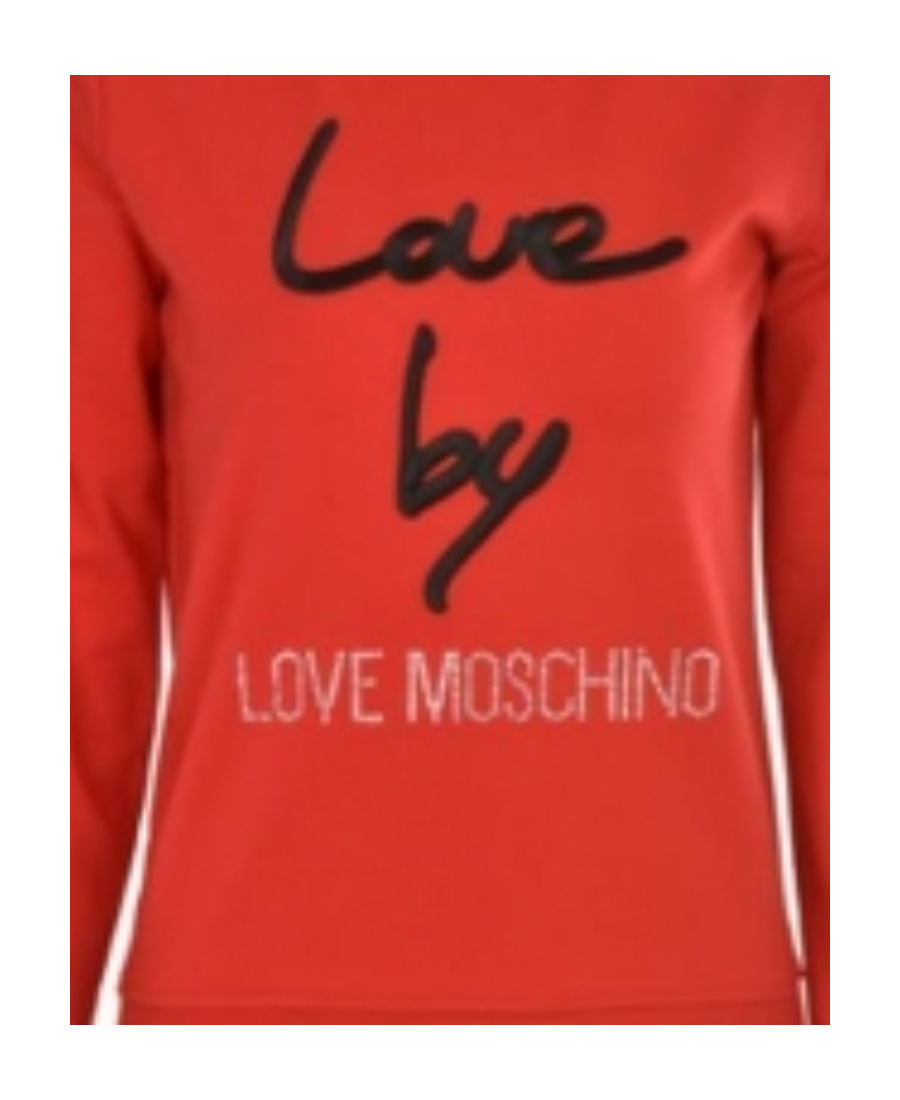 Moschino Printed Pattern Sweater In Red
