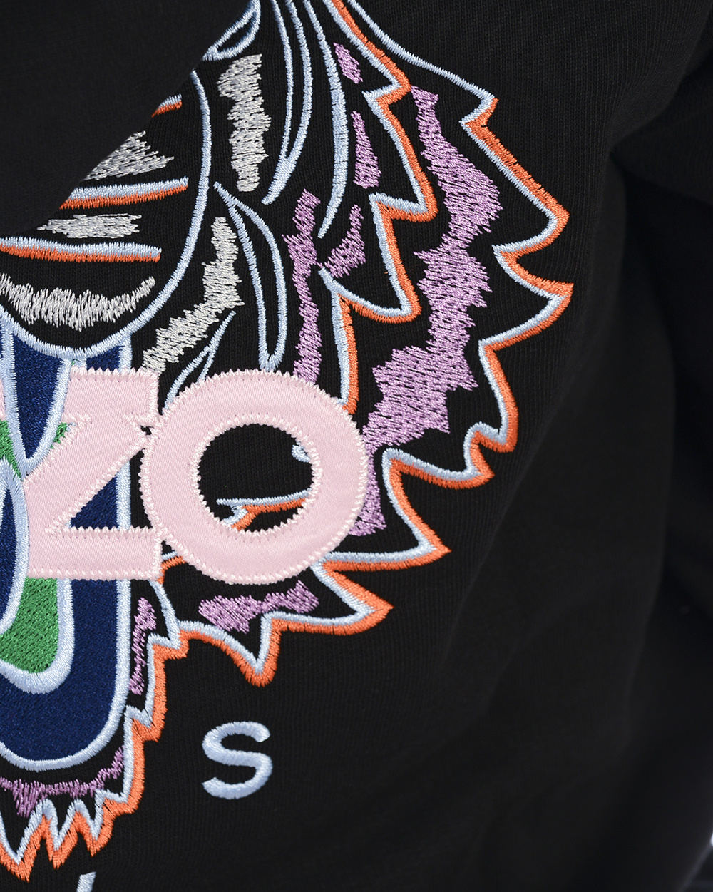 Kenzo Logo Zipper Casual Jacket In Black