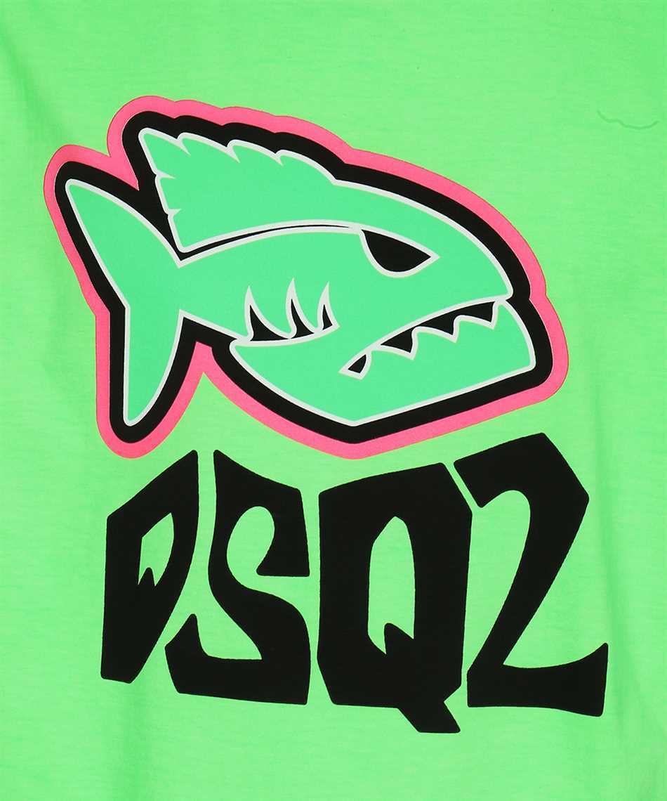 Dsquared2 Round-necked T-shirt In Green