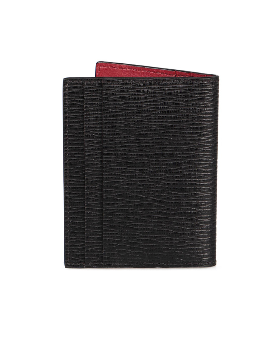 Ferragamo Salvatore  Gancini Bi-fold Cardholder In Black