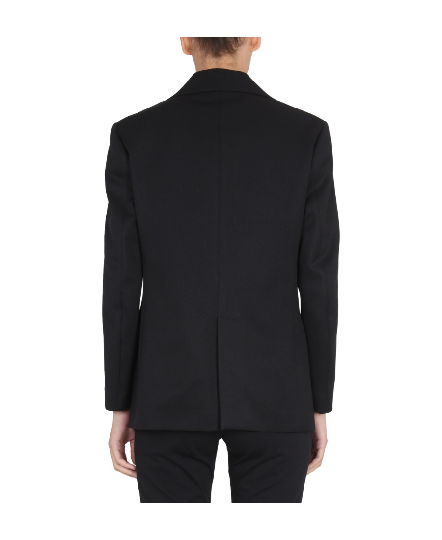 Raf Simons Single-breasted Jacket Notched Lapels In Black
