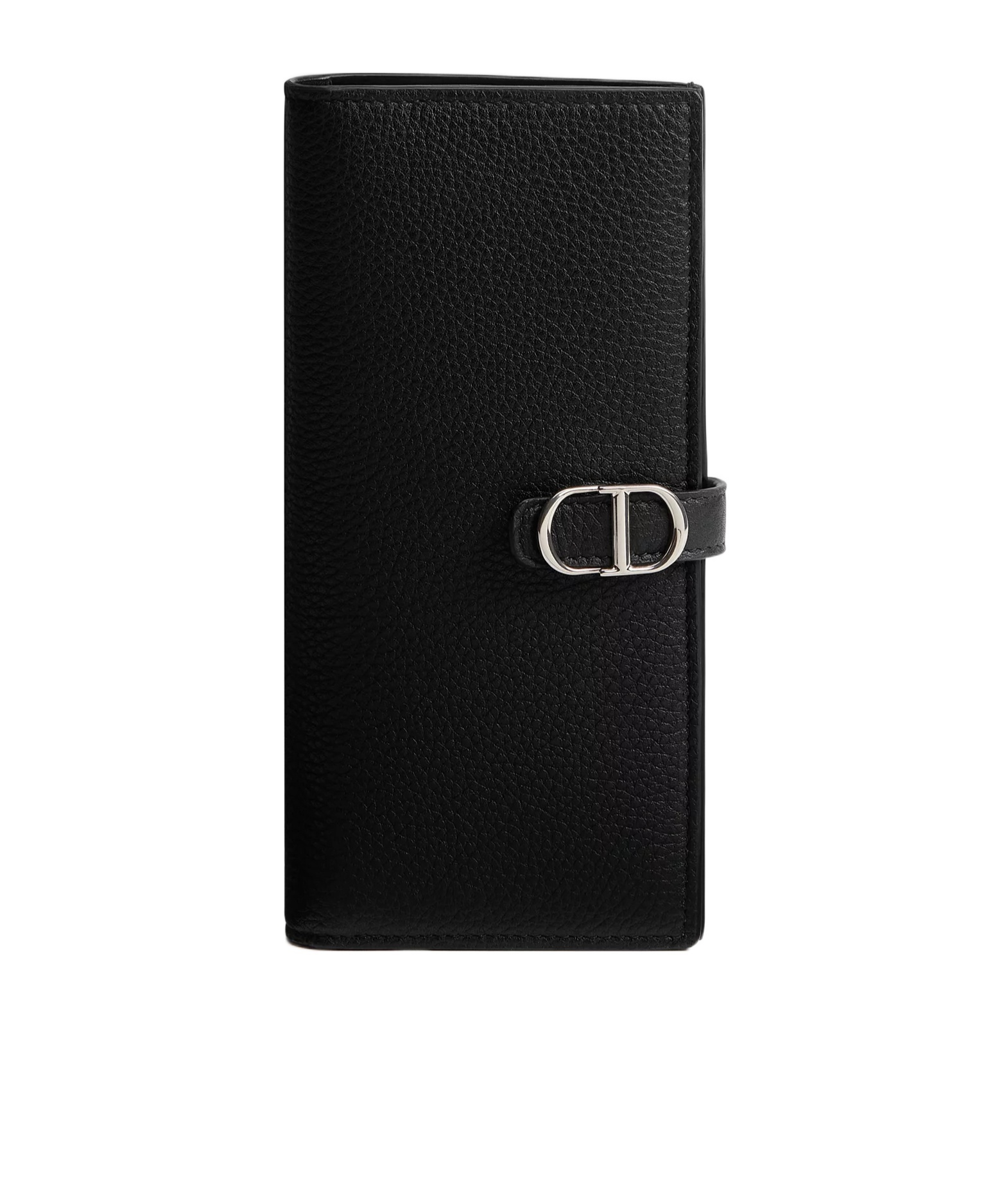 Dior Normandie Long Bifold Wallet In Black