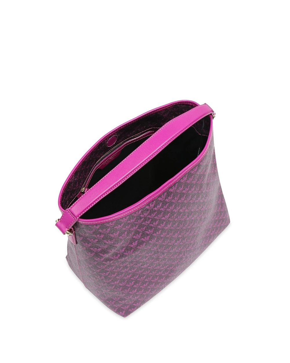 Emporio Armani Logo Handbag In Purple