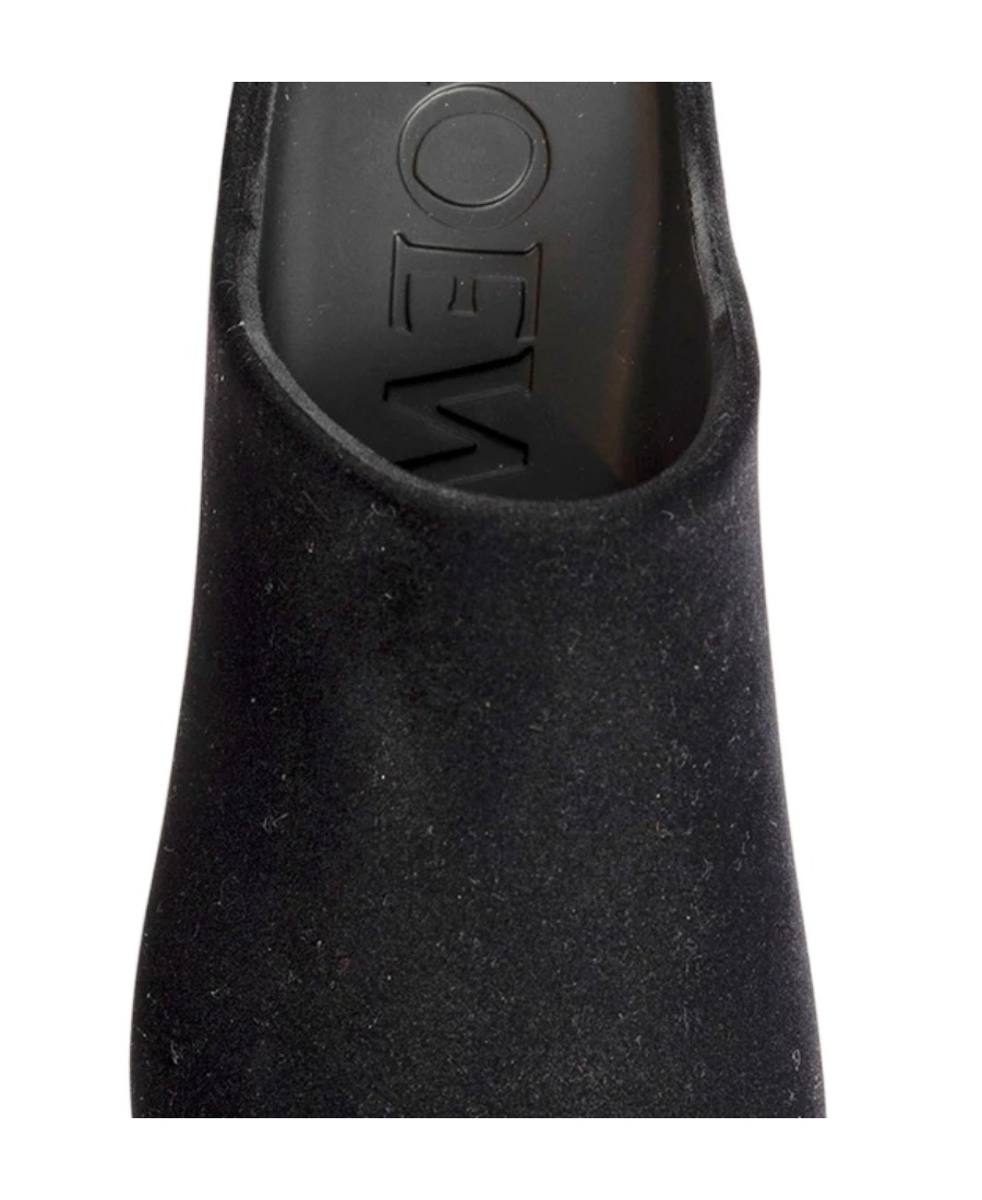 Loewe Terra Muller High Heels With Wood Soles In Black