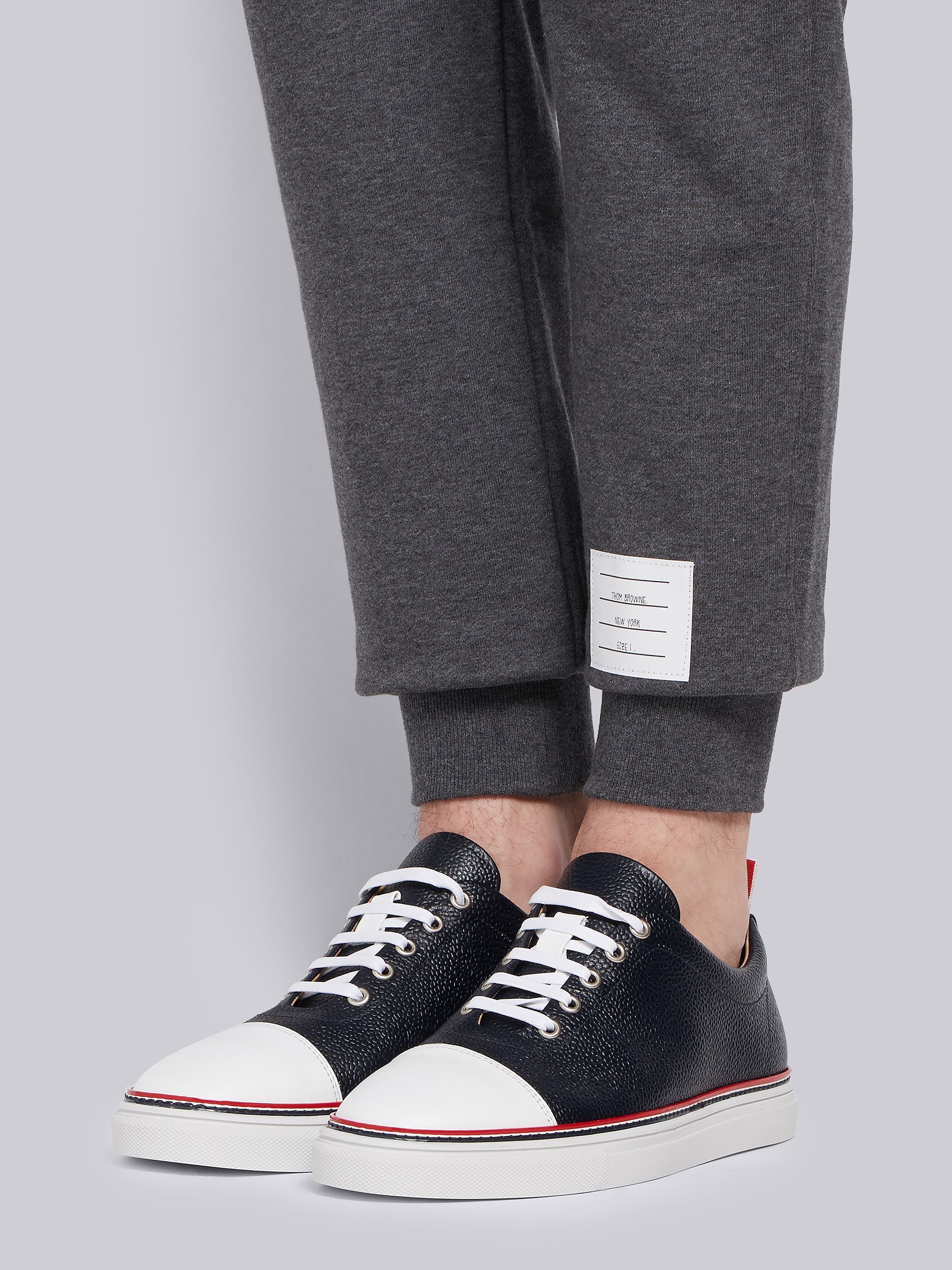 Thom Browne Engineered 4-bar Jersey Sweatpant In Black