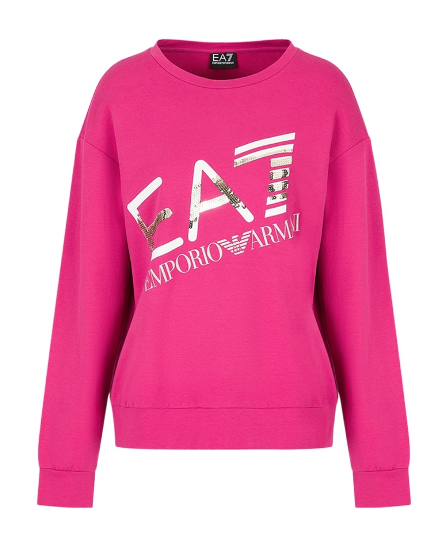 EA7 LOGO PATTERN SWEATER