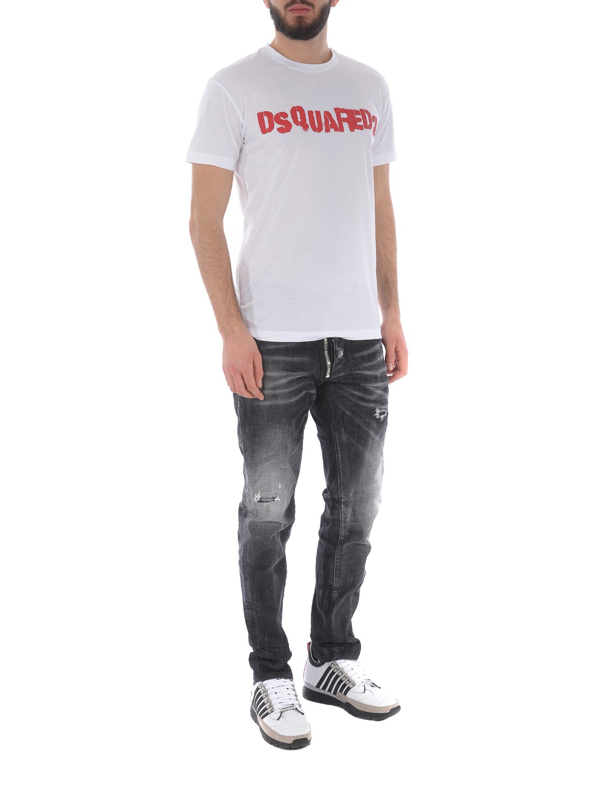 Dsquared2 Dsquared Man Cool Fit Tee In White