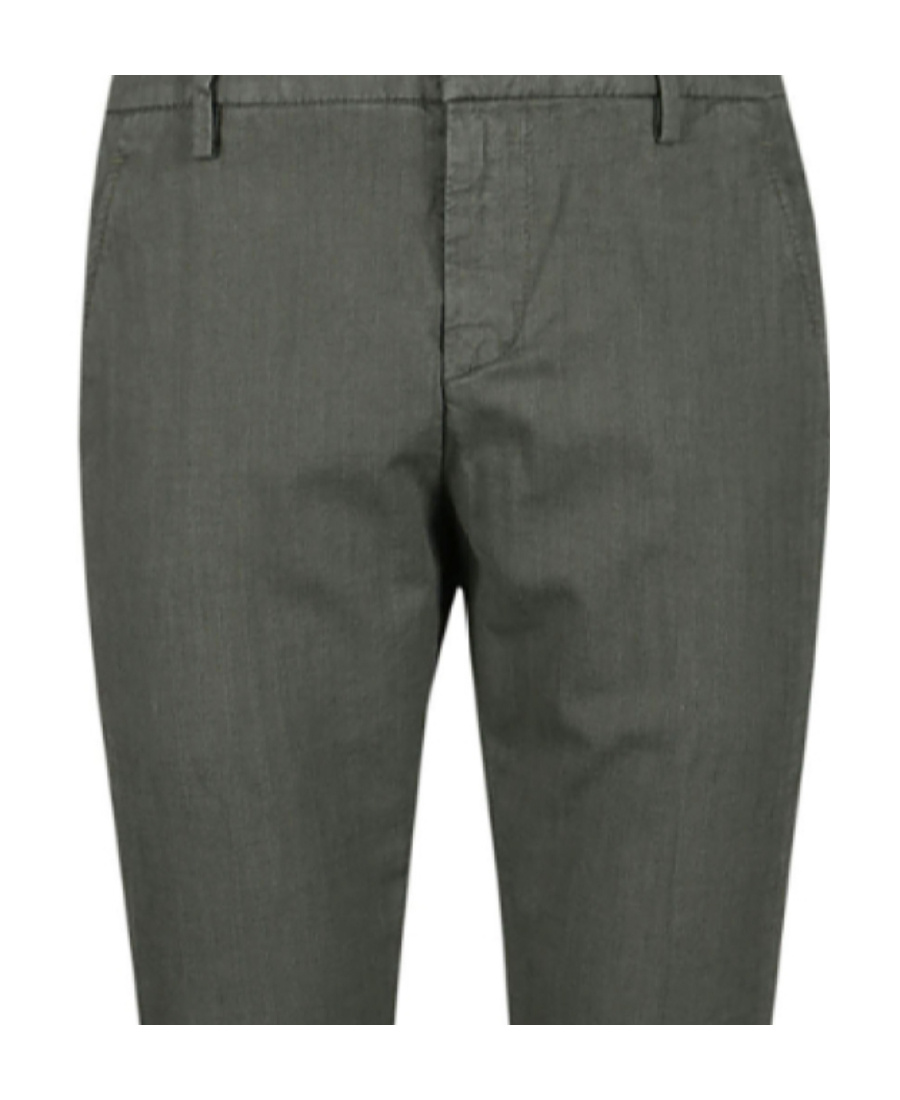 Dondup Middle Waist Casual Pants In Black