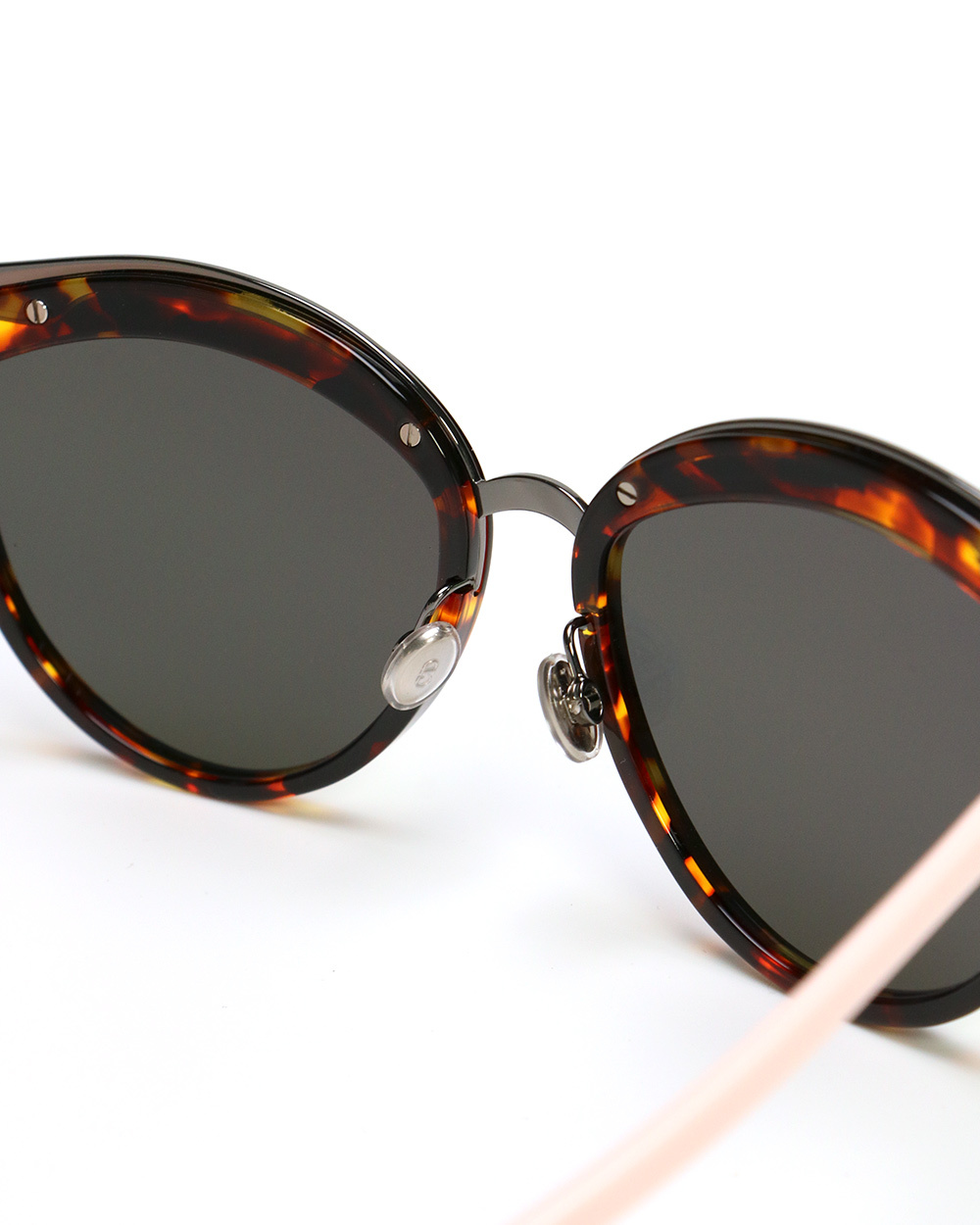 Dior Logo Sunglasses In Brown
