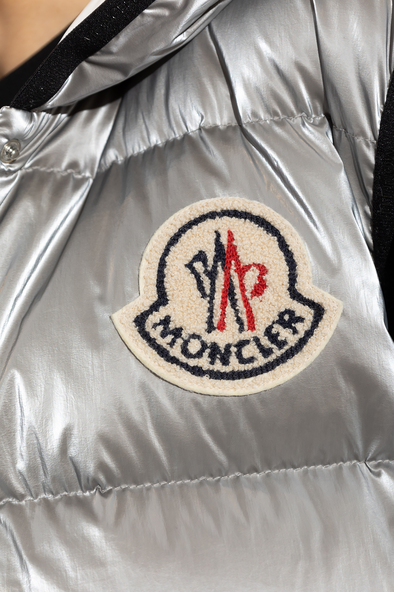 Moncler Hera Hooded Down Gilet In White