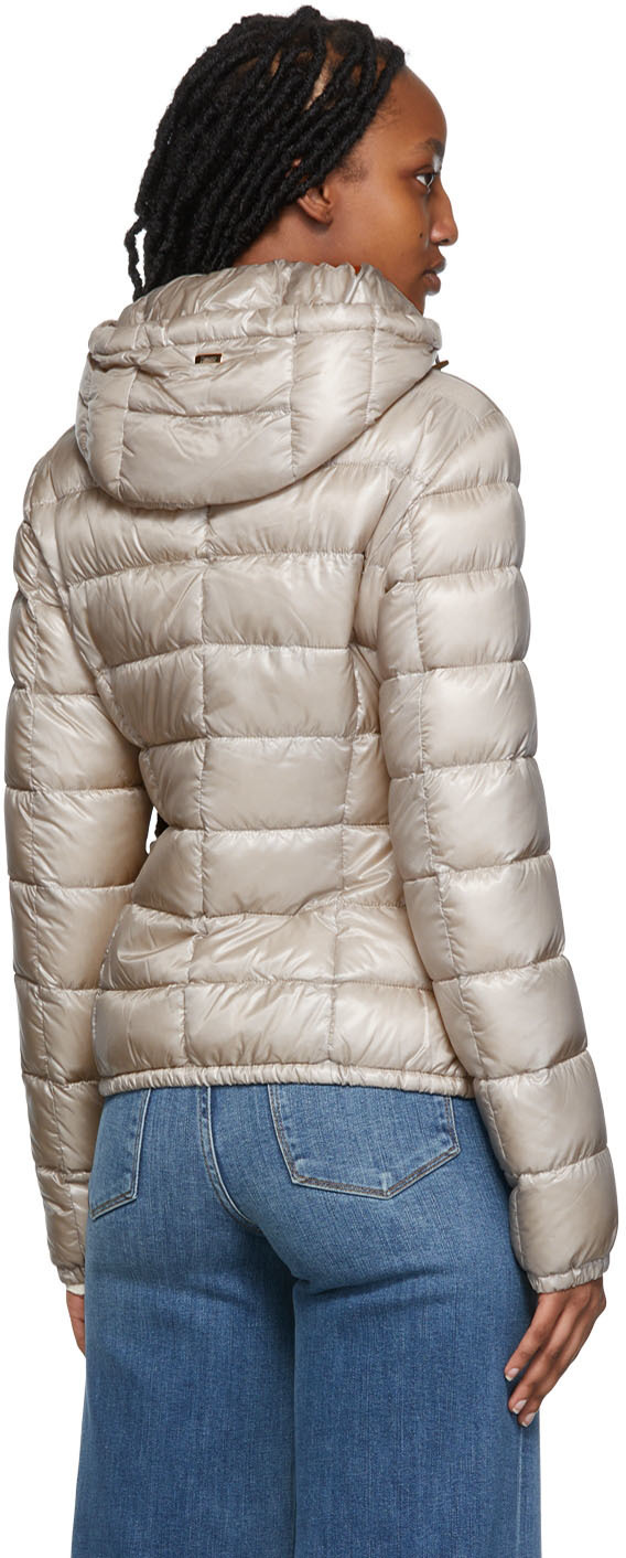Herno Women's Giada Hooded Down Jacket In Nude