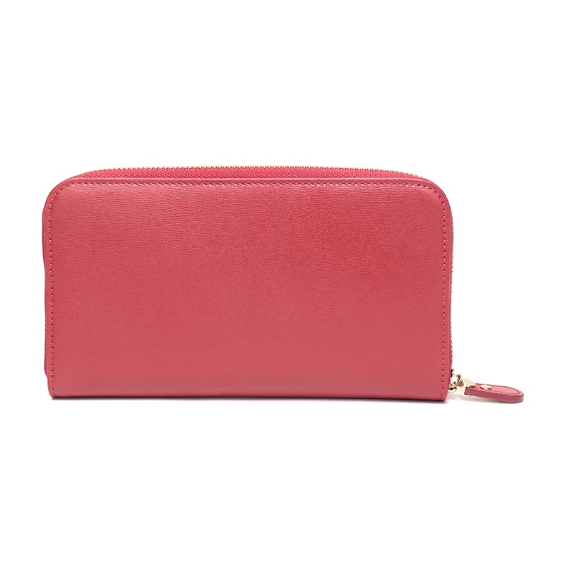 Ferragamo Long Purse In Red