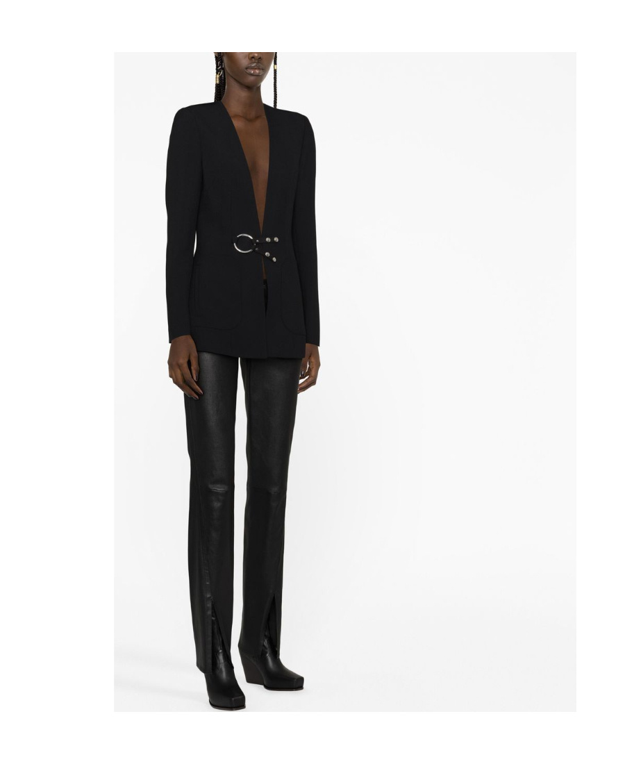 Stella Mccartney Logo Suit Jacket In Black