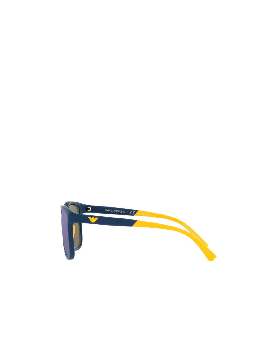 Emporio Armani Square-frame Sunglasses In Blue