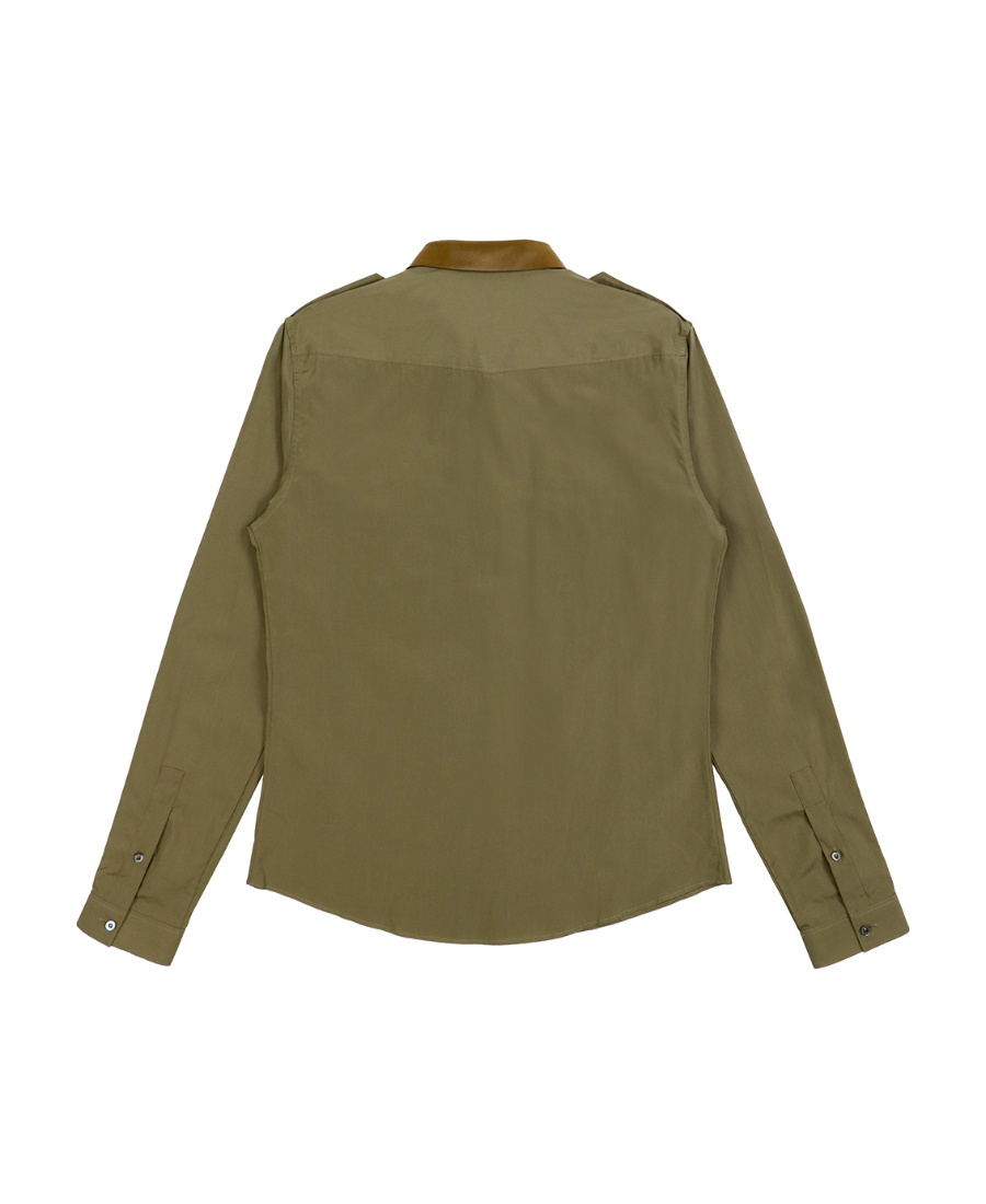Gucci Button Shirt In Green