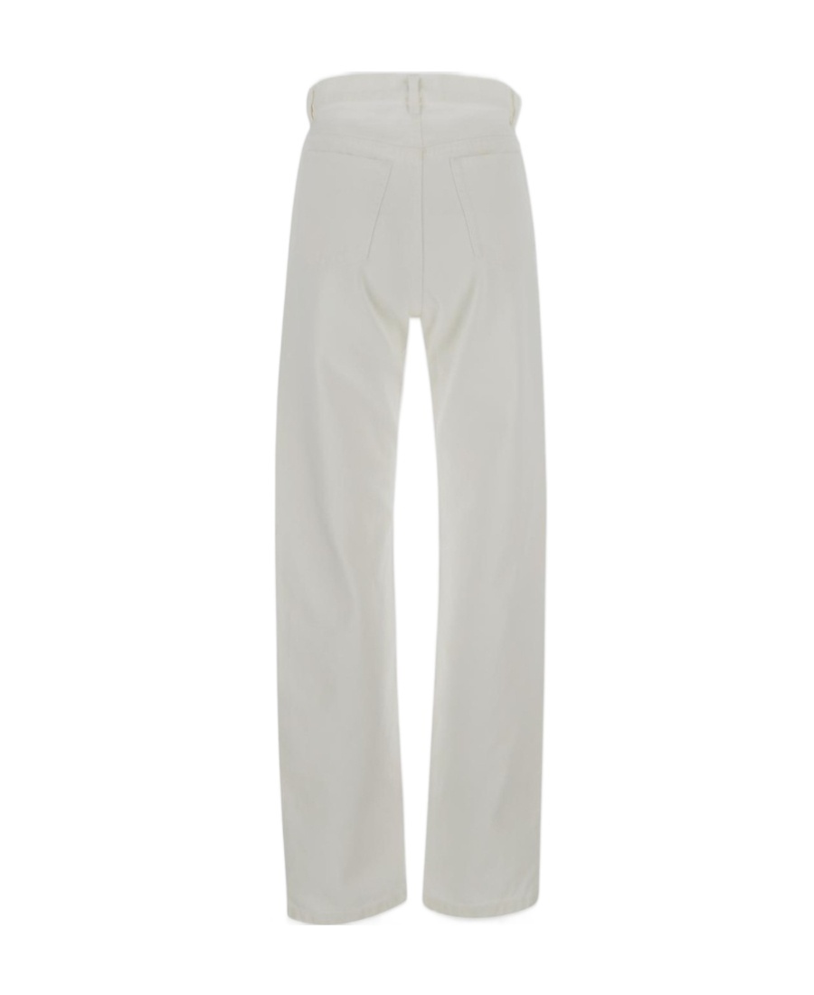 Apc High-rise Straight-leg Jeans In White