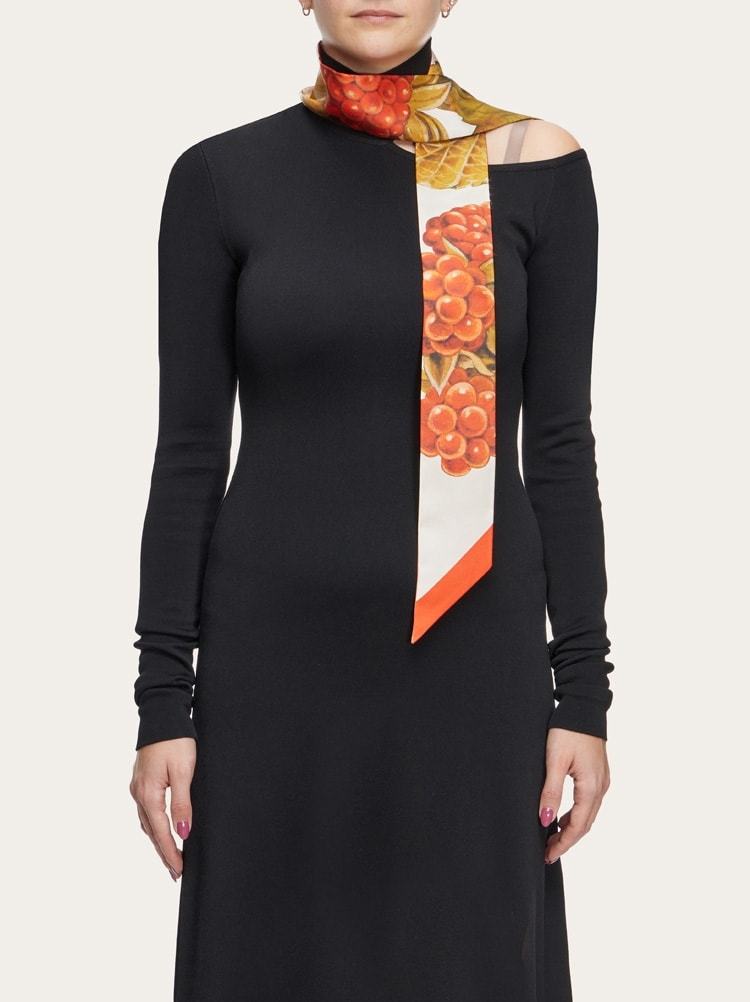 Ferragamo Pattern Scarf In Red