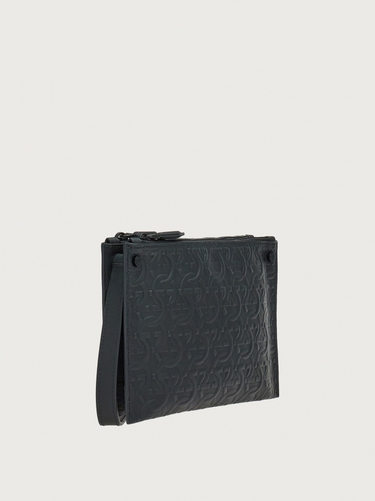 FERRAGAMO LOGO SHOULDER BAG
