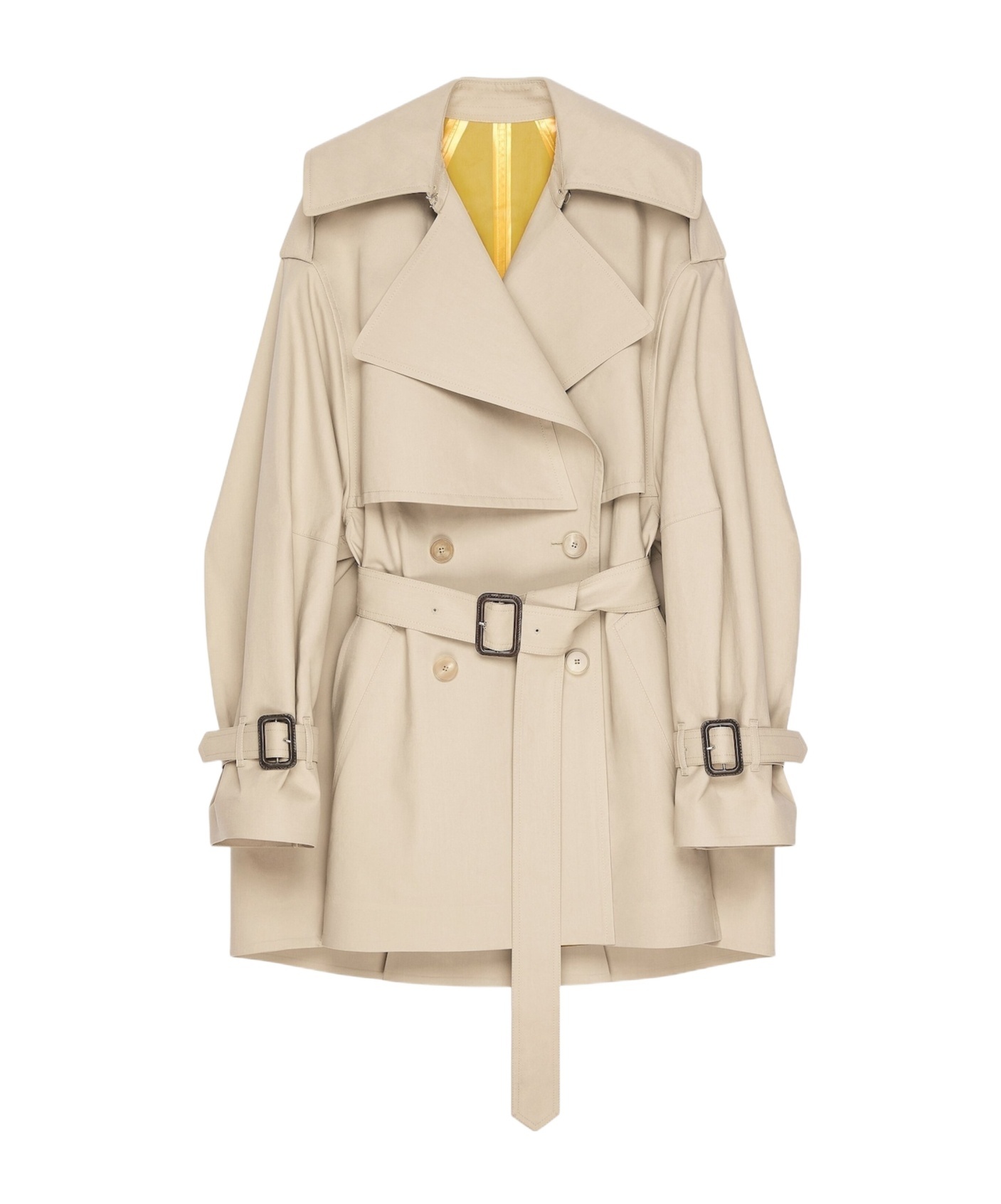 Givenchy Double-breasted Cotton Trench Coat In White