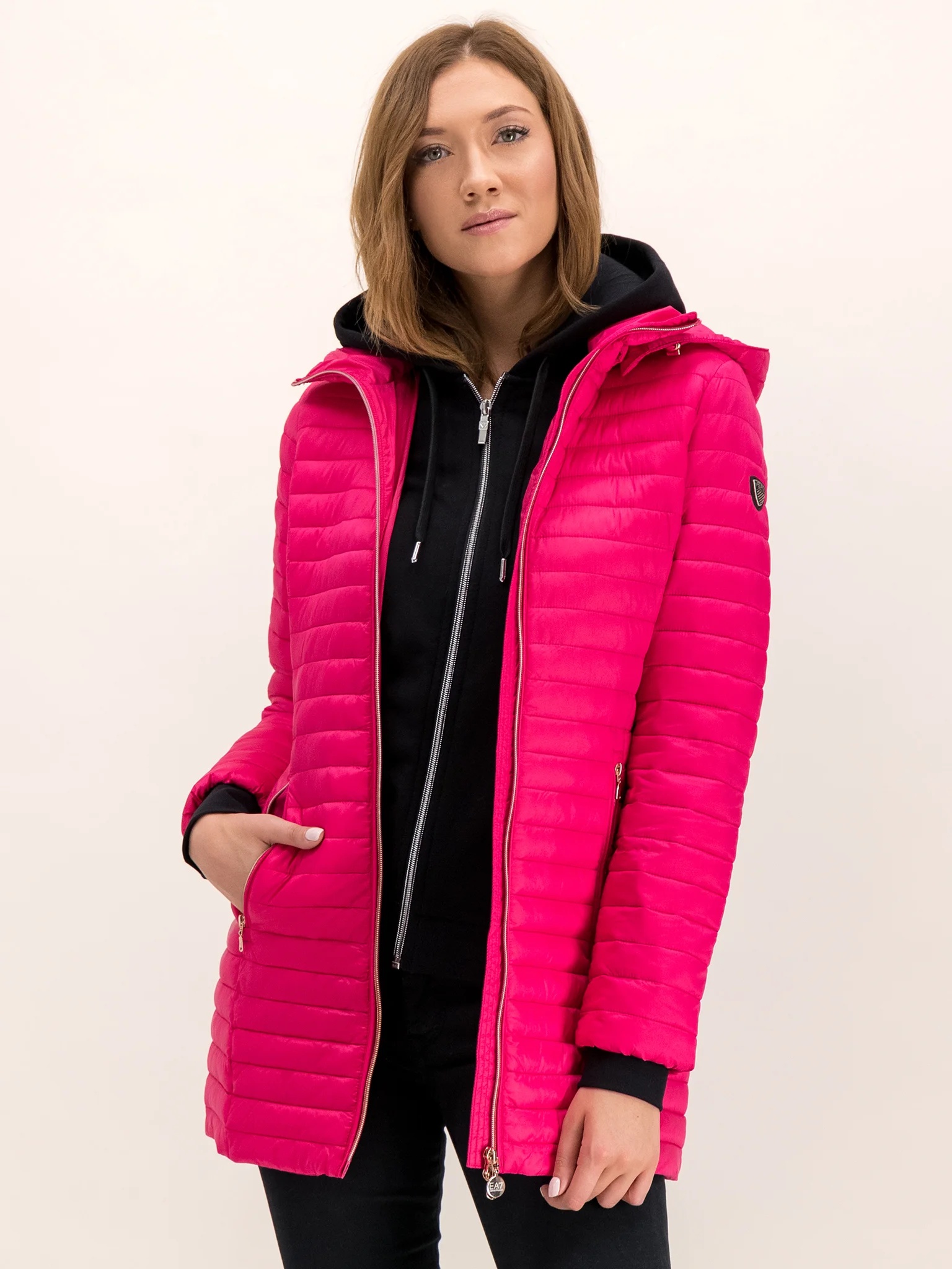 EA7 LONG-SLEEVED QUILTED COTTON CLOTHES