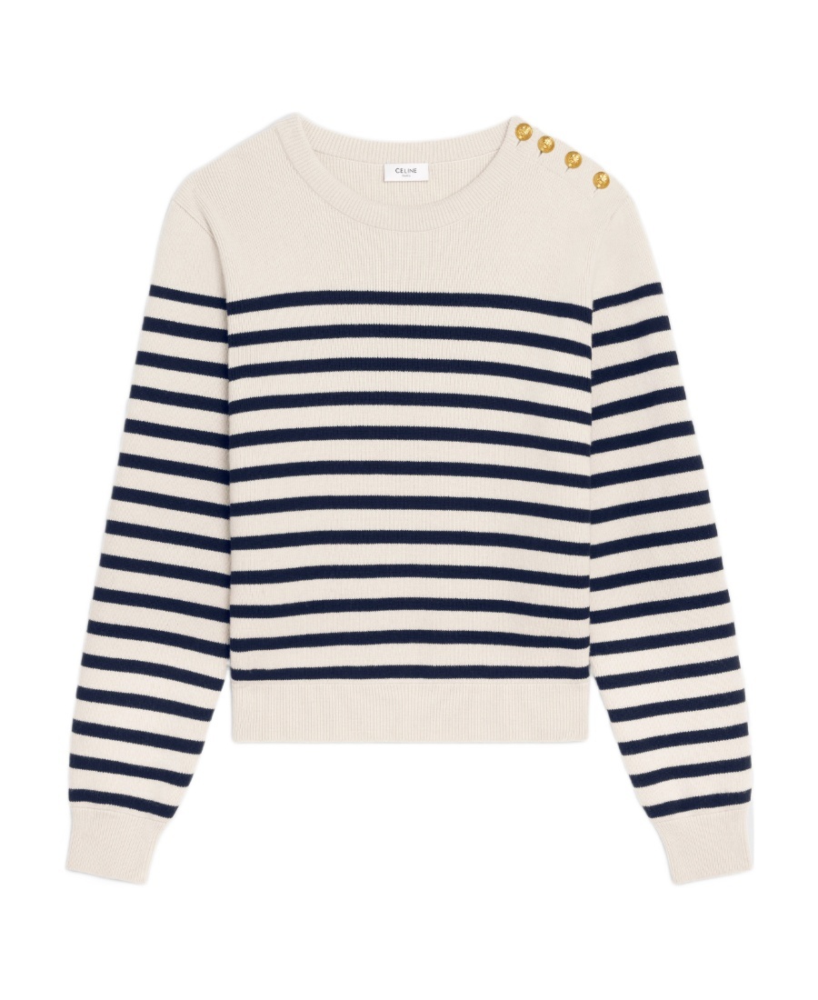 Celine Sweater With Hood In Alpaca Wool In White