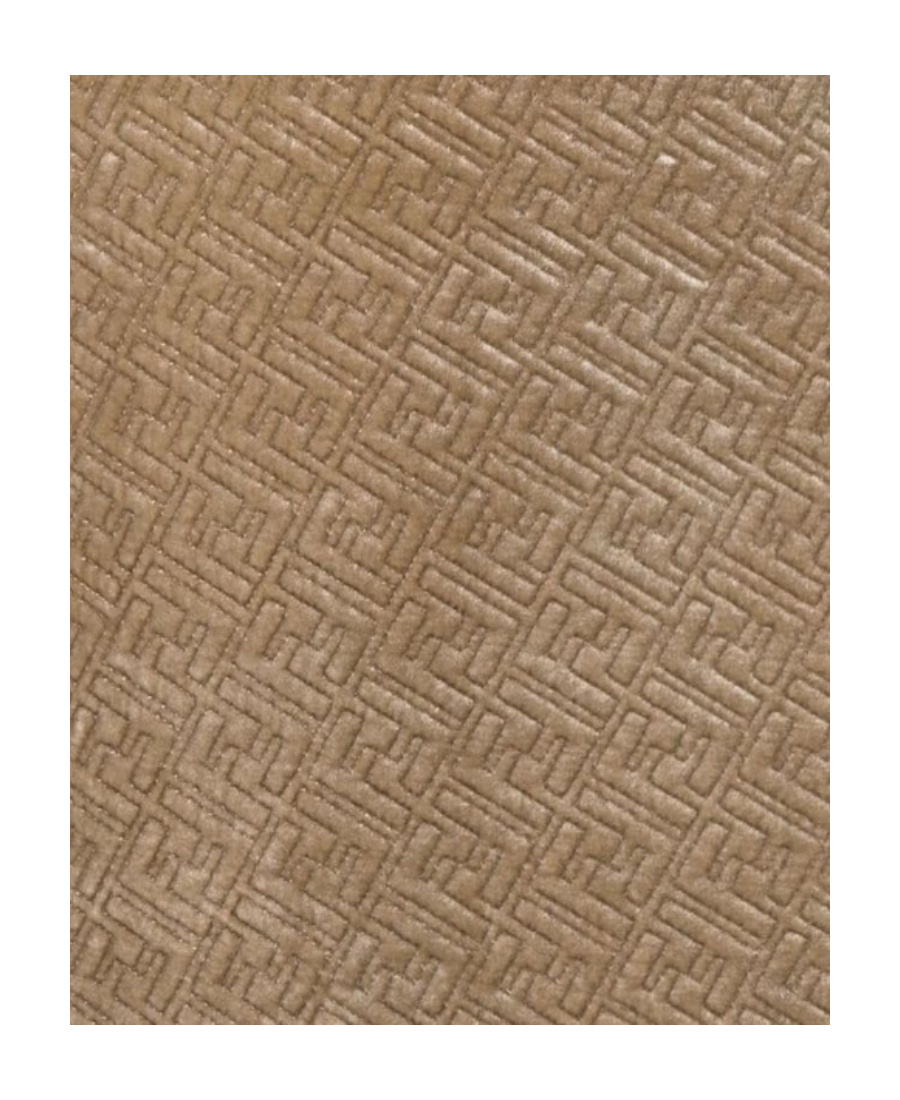 Fendi Monogram-embossed Velvet Skirt In Green