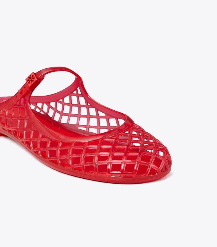 Shop Tory Burch Mellow Mules In Red