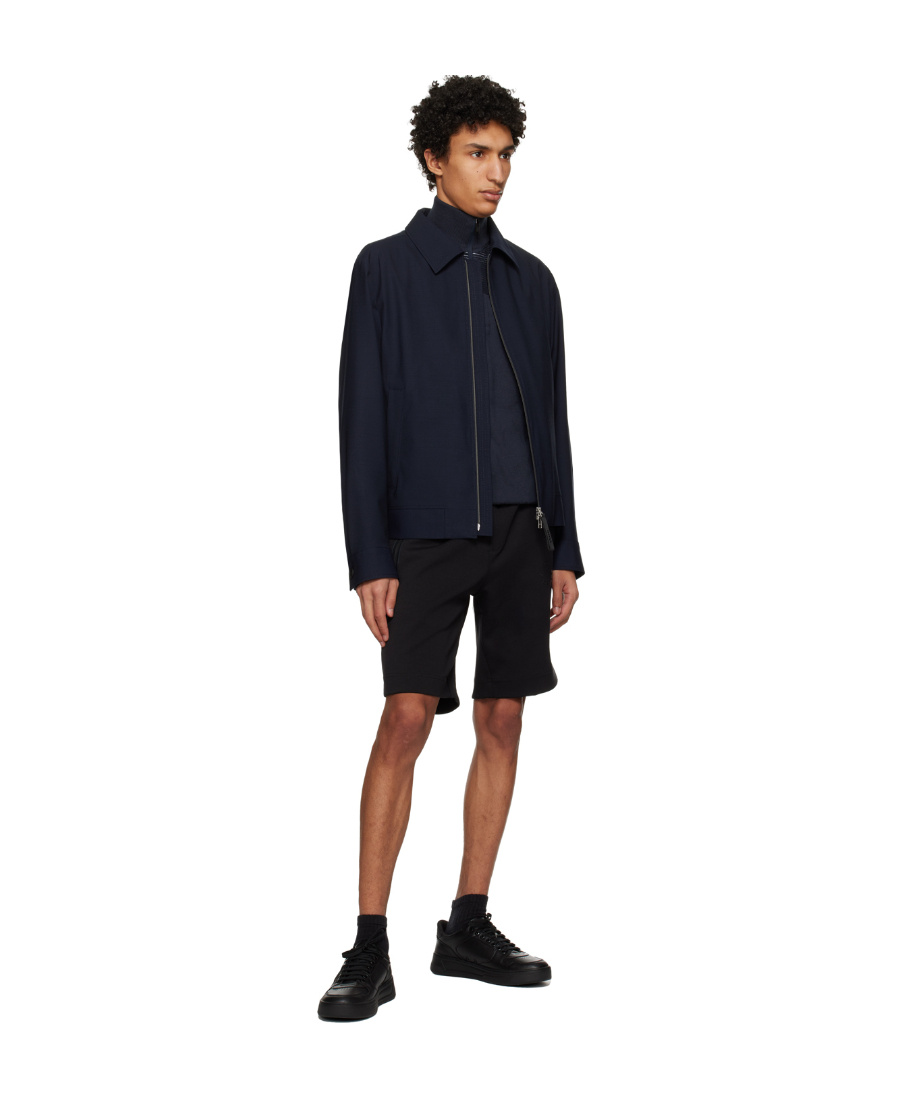 Hugo Boss Slim-fit Casual Jacket In Black