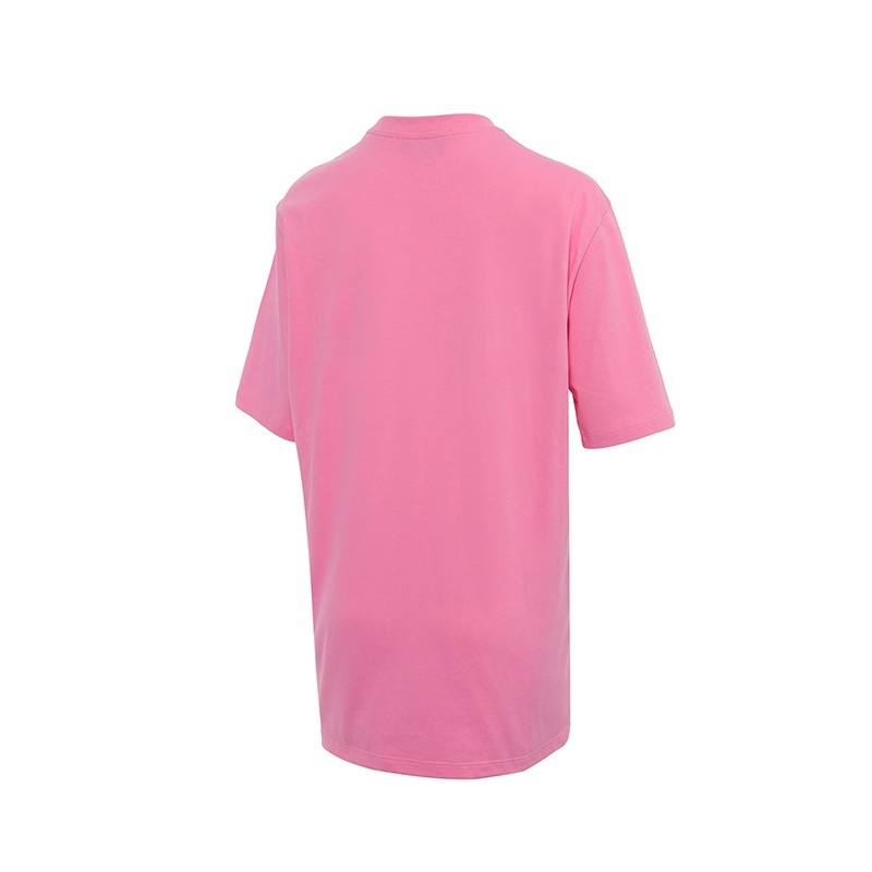Msgm Logo Leisure T-shirt In Pink
