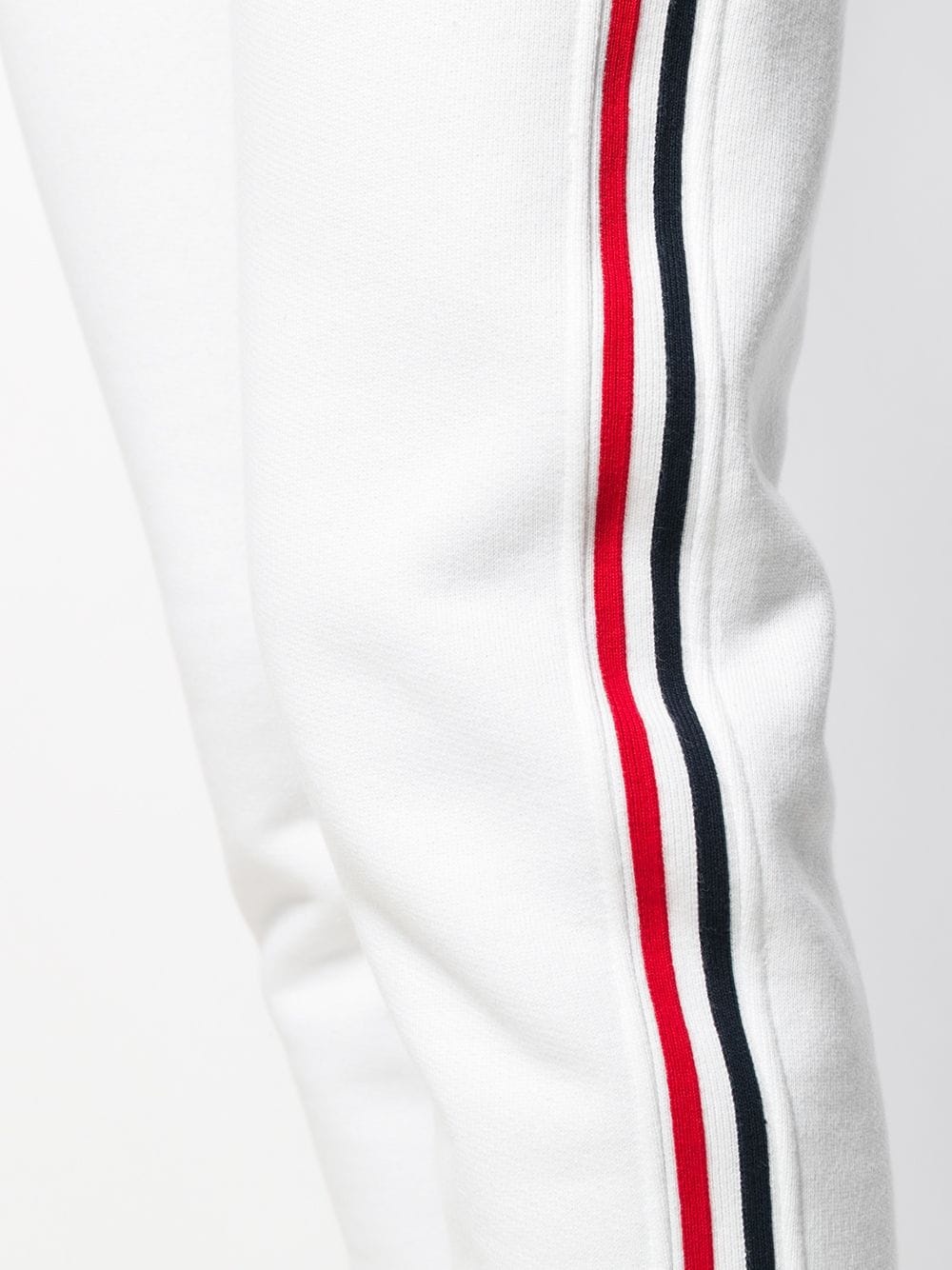 Thom Browne Rwb-stripe Track Pants In White