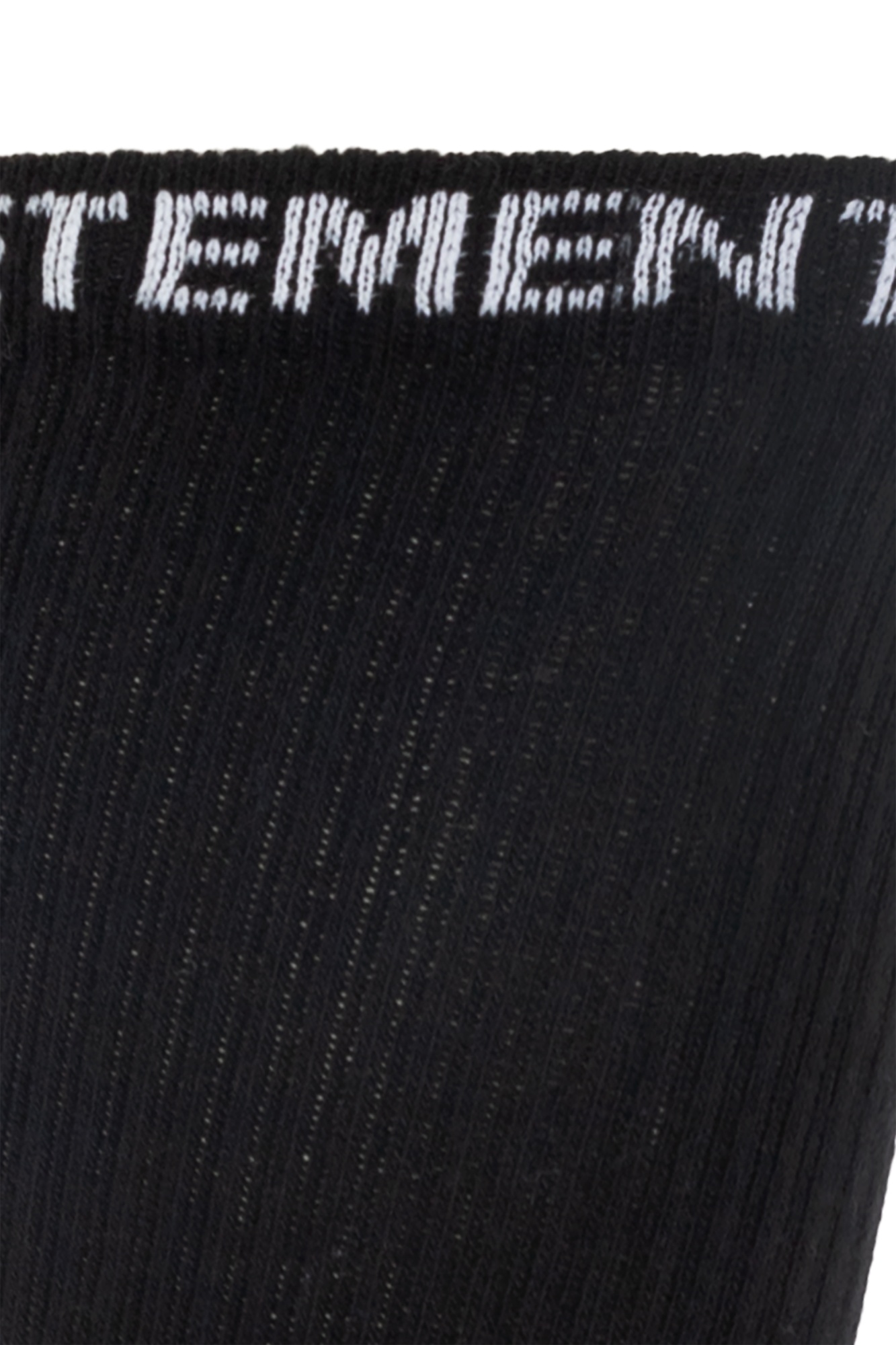 VETEMENTS VETEMENTS LOGO INTARSIA SOCKS