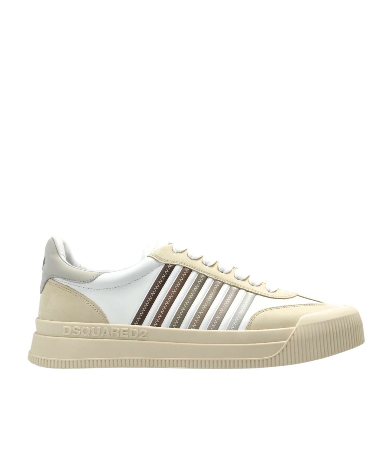 Shop Dsquared2 New Jersey Sneakers In Nude