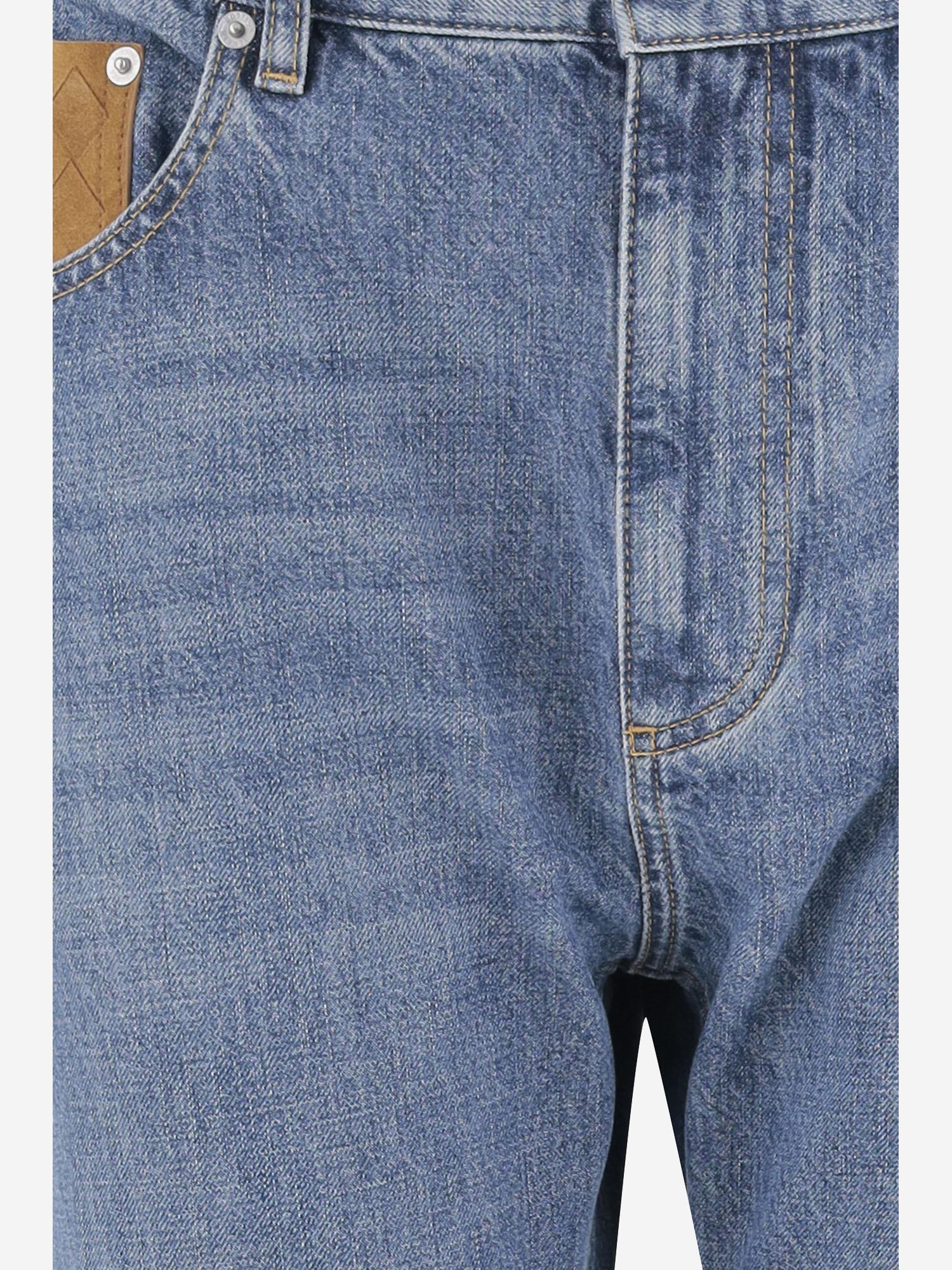 Bottega Veneta Belt Loop Jeans In Blue