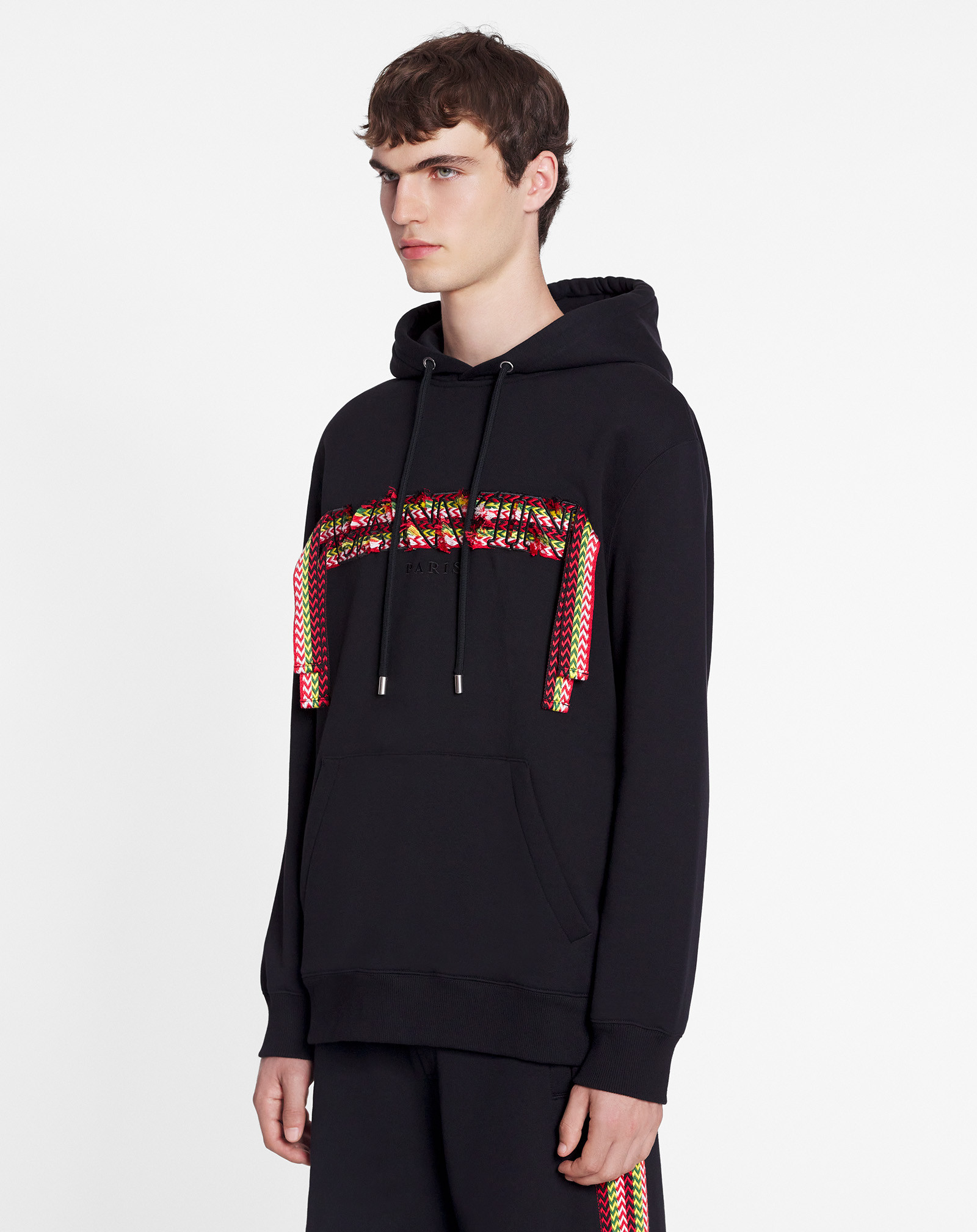 Lanvin Curblace Oversized Hoodie In Black