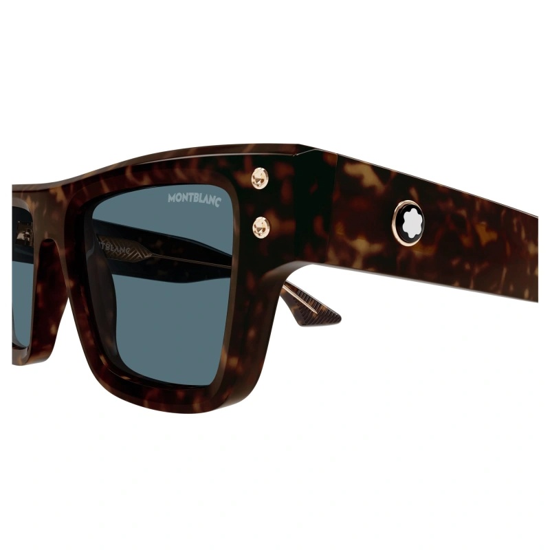 Montblanc Logo Sunglasses In Black