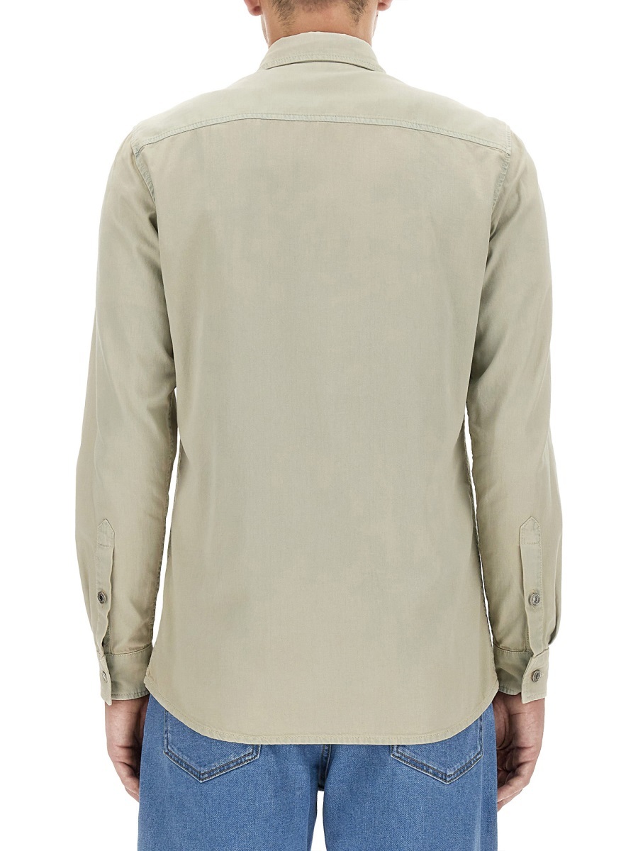 Moschino Teddy Patch Shirt In Nude