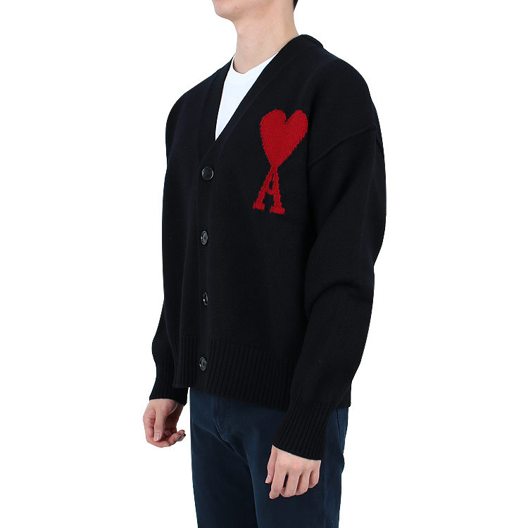 Ami Alexandre Mattiussi Ami Paris Sweaters In Black
