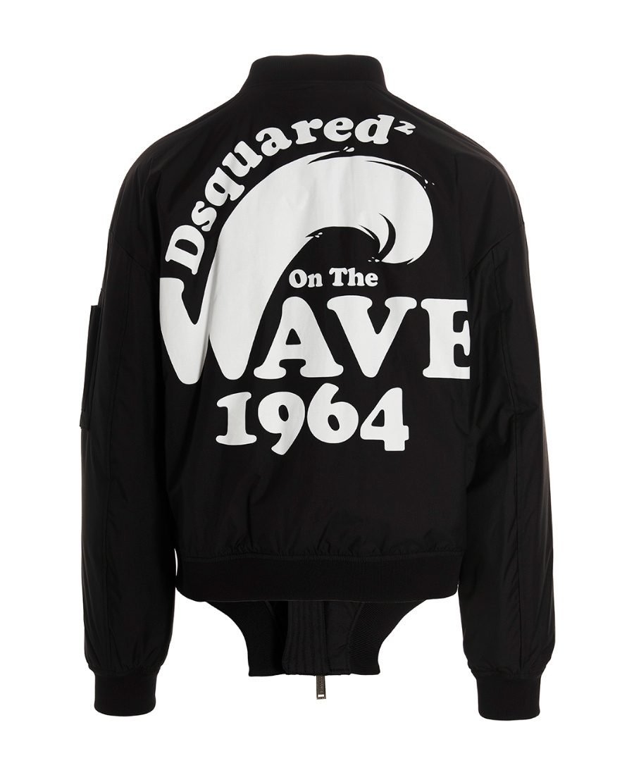 Dsquared2 D2 On The Wave Casual Jackets And Parka Black In Black
