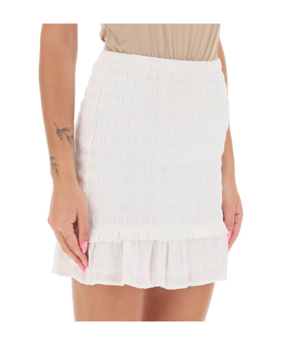 Isabel Marant Étoile Marant Étoile Woman Mini Skirt White Size 6 Cotton, Viscose In White