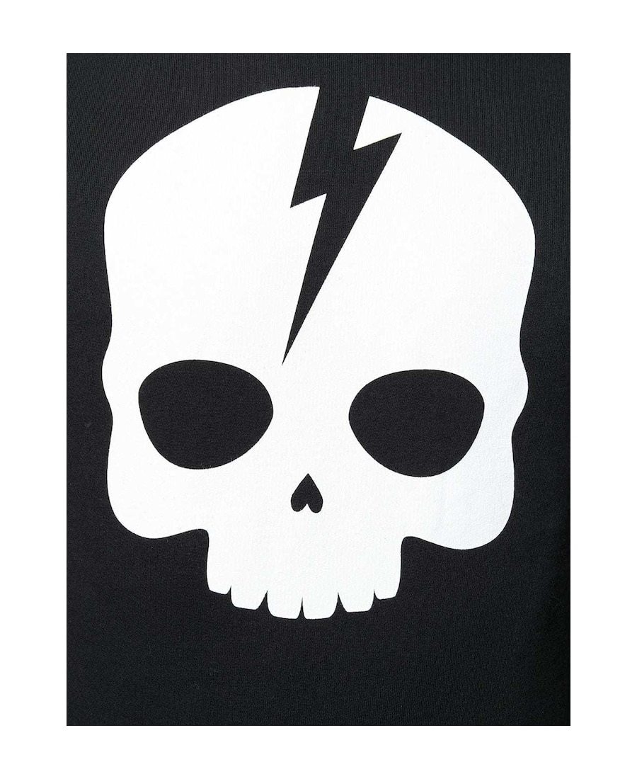 Hydrogen Printed Sweater In Black